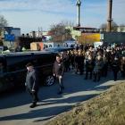 Zdjęcie z dnia pogrzebu brutalnie zamordowanego ks. Grzegorza Dymka, proboszcza parafii...