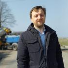 Na zdjęciu wójt gminy Pątnów Jacek Olczyk opowiada o postępach prac inwestycyjnych przy...