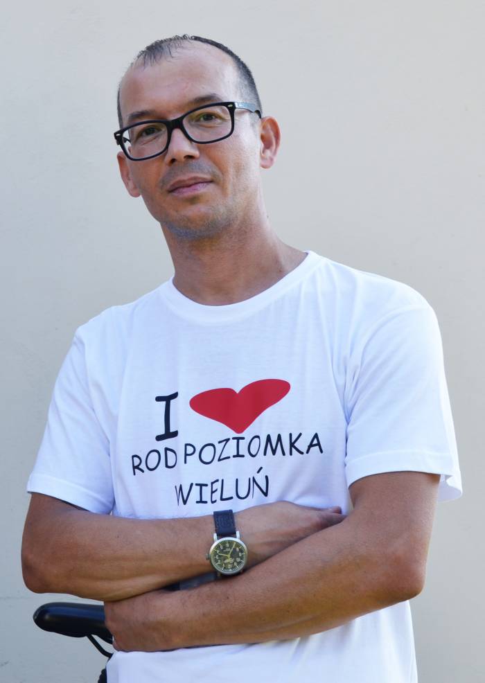 Grzegorz Nawrocki prezes ROD Poziomka w Wieluniu