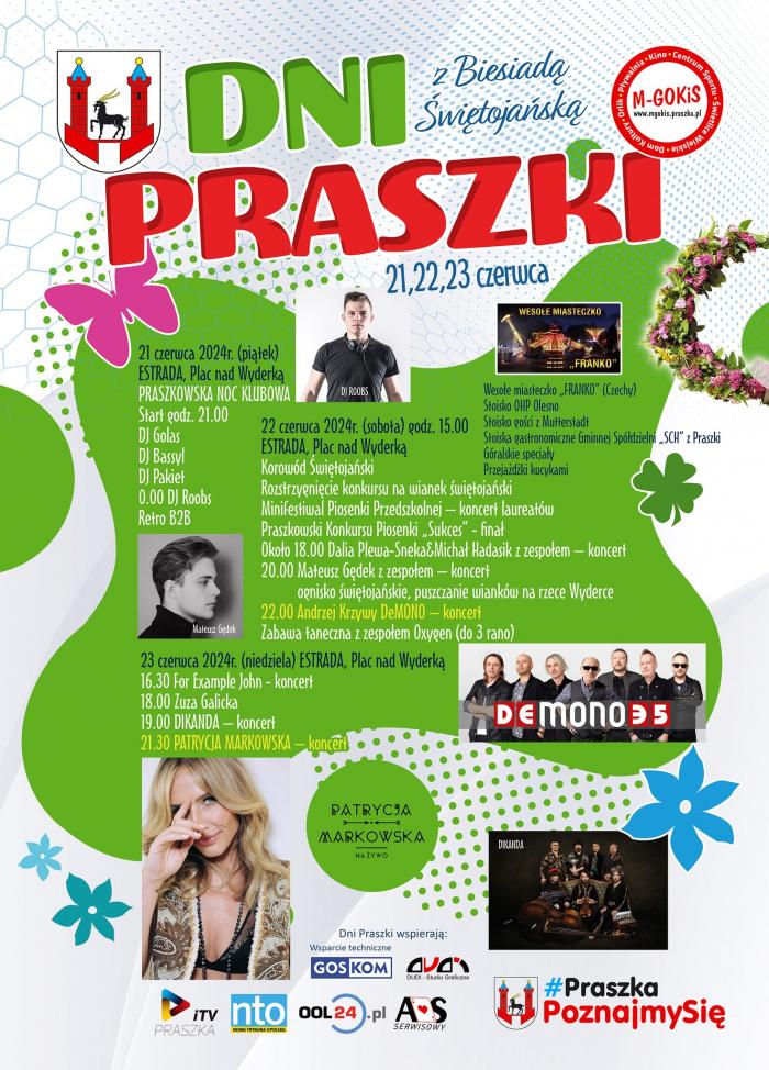 Dni Praszki 2024 plakat
