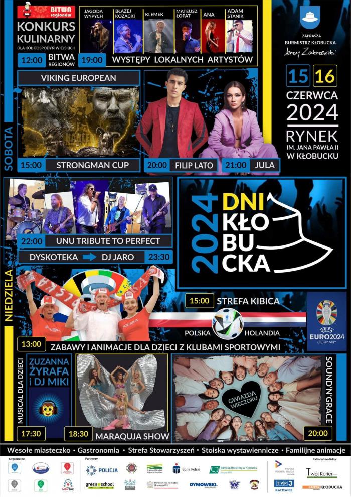 Dni Kłobucka 2024 plakat