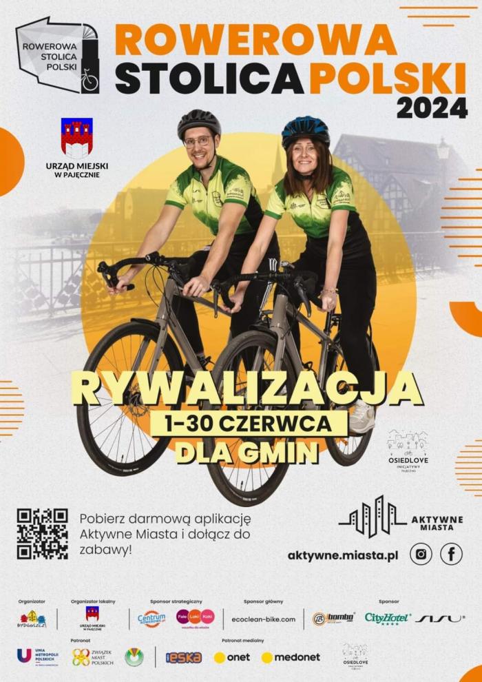 Rowerowa Stolica Polski plakat