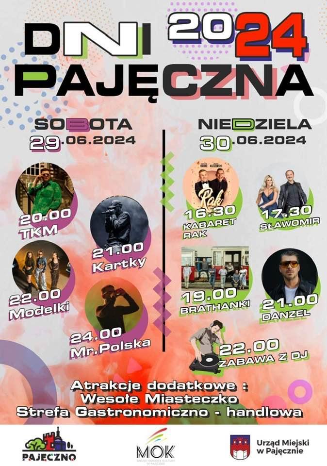 Dni Pajęczna 2024 plakat