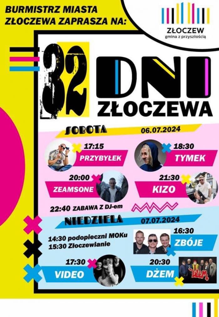 Dni Złoczewa 2024 plakat