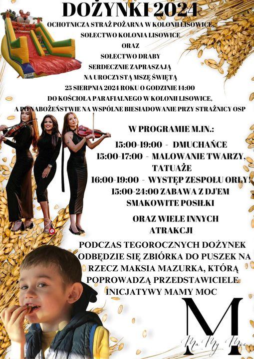 Dożynki 2024 Kolonia Lisowice w gminie Działoszyn
