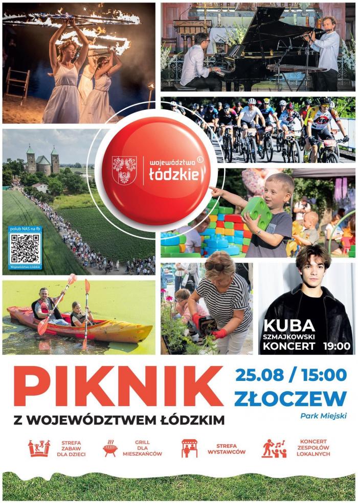 Piknik z województwem łódzkim plakat