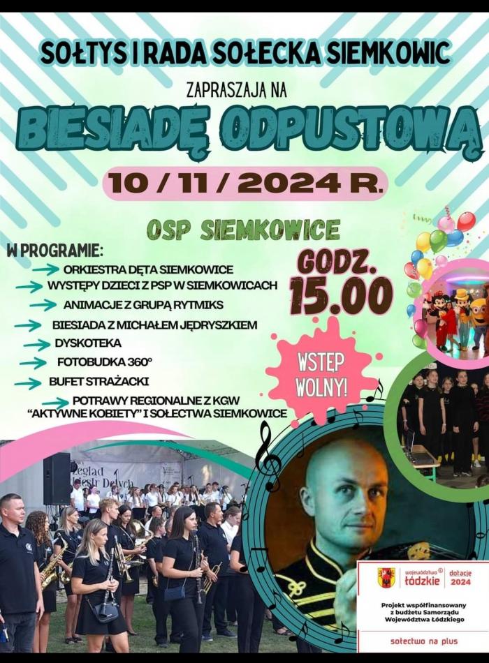 Biesiada Odpustowa w Siemkowicach plakat