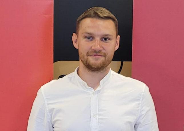 Mateusz Adamkowski z GLKS Warta Osjaków