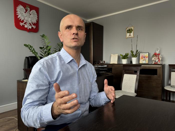 Damian Ciemcioch wójt gminy Strzelce Wielkie