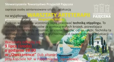 Warsztaty arteterapii w Pajęcznie: Poznaj technikę stipplingu i zrelaksuj się poprzez sztukę