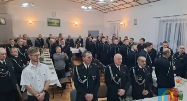 Strażacka Wigilia w Stawie. Druhowie z Gminy Czarnożyły i Masłowic przy wspólnym stole