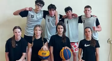 Sukces wieluńskich drużyn w koszykówce 3x3 - męska i żeńska ekipa rywalizowała w wojewódzkim finale