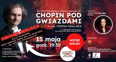 Muzyczny wieczór pod gwiazdami wraca do Wielunia. Koncert na schodach przed Starostwem już 15 maja