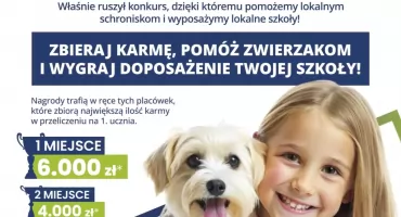 „WARTA ROBI DOBRO!” - Cementownia Warta S.A. zachęca szkoły do pomocy schroniskom.