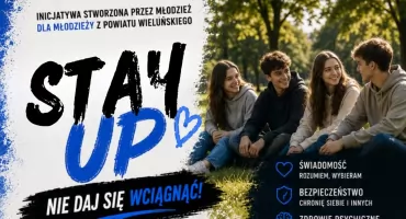 STAY UP już jutro w Wieluniu: Koncerty, strefa food trucków i działania profilaktyczne dla młodzieży