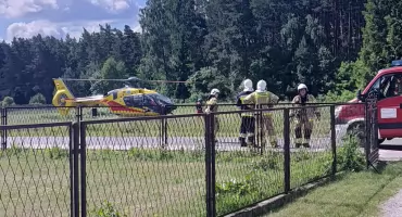 Akcja strażaków i LPR pod Działoszynem