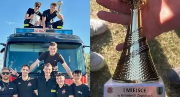 Historyczny sukces OSP Komorniki: Druhowie po raz pierwszy triumfowali w zawodach gminnych
