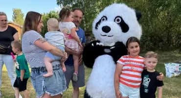 Dzień Dziecka sołectwa Niedzielsko na polu golfowym w Piskorniku. Rodzinne święto pełne zabawy i uśmiechów