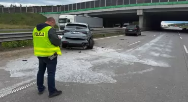 Karambol na A1 - droga w kierunku Łodzi była przez kilka godzin zablokowana