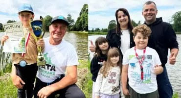 Najlepszy sposób na rybki to cierpliwość. Wędkarskie zawody dzieci i młodzieży w Siemkowicach