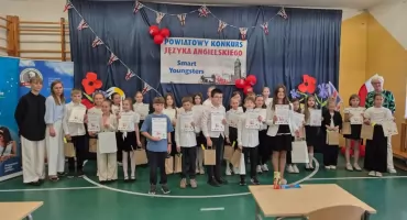 Powiatowy konkurs języka angielskiego - do rywalizacji przystąpiło 30 uczniów