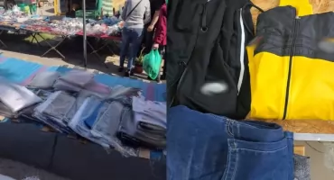Funkcjonariusze skarbówki zabezpieczyli podrabianą odzież - najwięcej na targowisku w Działoszynie
