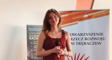 Powrót do rodzinnych stron: Aktorka Dominika Kachlik spotkała się z mieszkańcami Trębaczewa