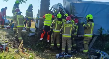 Wypadek pod Kleszczowem. Wszyscy ranni z pajęczańskiego. Lądował LPR