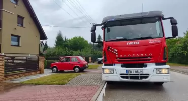 Ulewa w powiecie wieluńskim: 16 interwencji strażaków po zalanych piwnicach