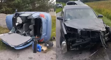 Zderzenie dwóch aut na skrzyżowaniu - wszystko przez brak znaku?