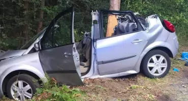 Wypadek w piątkowy poranek - cztery osoby trafiły do szpitala
