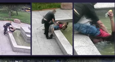 Podtapiali go w fontannie, wcześniej dokonali rozboju