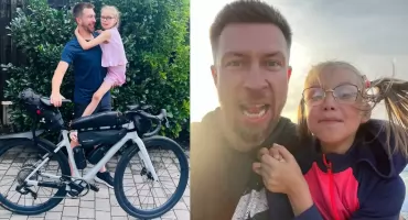 Maciej Cieślak z Praszki jedzie 570 km dla córki. 9-letnia Zosia walczy o sprawność