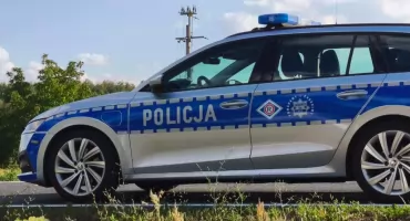 Wypadek ciężarówki w Skomlinie