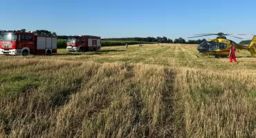 Tragedia podczas prac na polu - nie żyje 56-latek