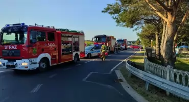 Tragiczny wypadek na skrzyżowaniu - nie żyje 64-letni motocyklista 