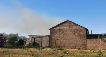 Pożar w Kolonii Lipnik. Stodoła stanęła w ogniu