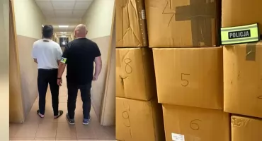 Wpadł podczas kontroli. W aucie przewoził 90 kg tytoniu