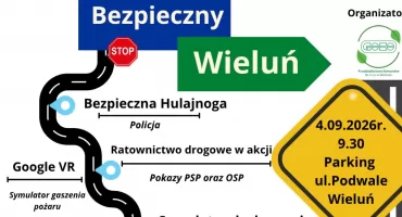 „Bezpieczny Wieluń - Widzisz, Reaguj!”. Wielka akcja już 4 września 