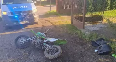 13-latek uciekał mini crossem przed policją. Sprawą zajmie się sąd