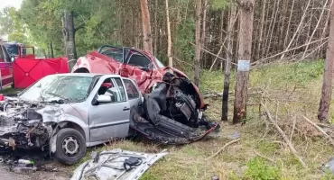 Jeden błąd kosztował go życie... 48-latek zginął w wypadku samochodowym 