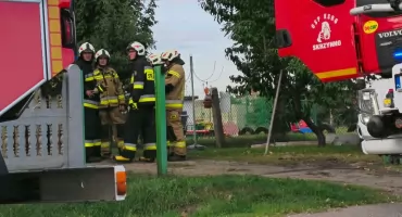 Pożar w Skrzynnie