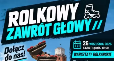 Mistrz Polski Filip Hudziak w Wieluniu. „Rolkowy Zawrót Głowy” z warsztatami i nocnym rajdem