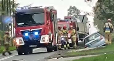 Wypadek drogowy w Pajęcznie