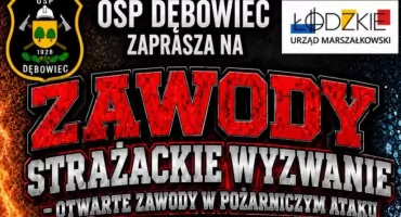 Strażackie Wyzwanie w Skąpej już w najbliższą niedzielę. OSP Dębowiec zaprasza do kibicowania!