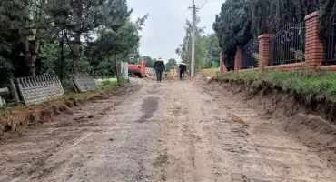 Inwestycja w gminie Pątnów - powstaje nowa droga dojazdowa