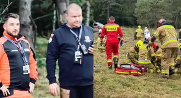 Międzynarodowe ćwiczenia Sarex na granicy polsko-słowackiej - koordynowali je m.in. przedstawiciele OSP Wieruszów