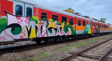Graficiarz zatrzymany na gorącym uczynku - jego rysunki na wagonach miały być inspiracją