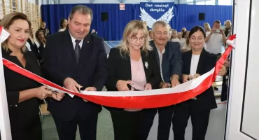 Nowa hala sportowa przy szkole w Trębaczewie otwarta. Inwestycja za ponad 5,4 mln zł
